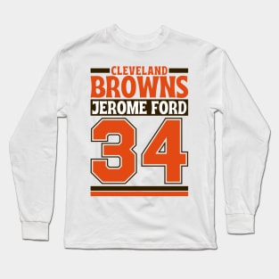 Cleveland Browns Ford 34 Edition 3 Long Sleeve T-Shirt